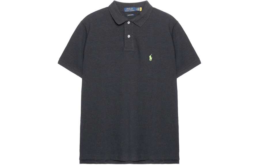 Polo Ralph Lauren SS23 Polo Shirt Custom Slim Fit Men's Midnight Black