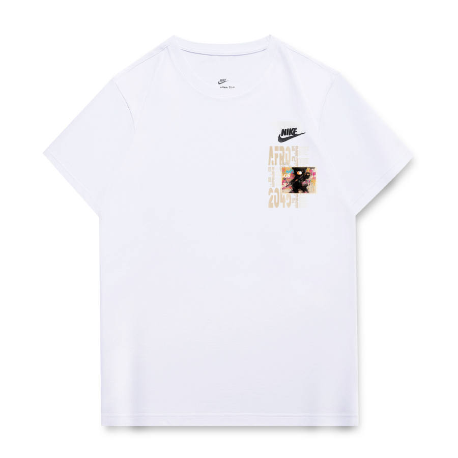 Nike Nike T Shirts Unisex White Crew Neck Moderate Straight Fit
