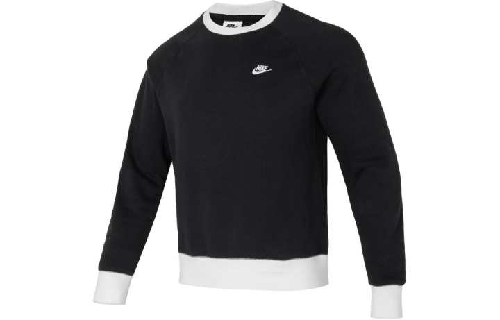 Nike Nike Sweatshirts Men's Black Crew Neck Moderate Regular