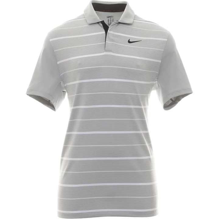 Nike Nike Polo Shirts Men's Smoke Gray Polo Collar Moderate Straight Fit