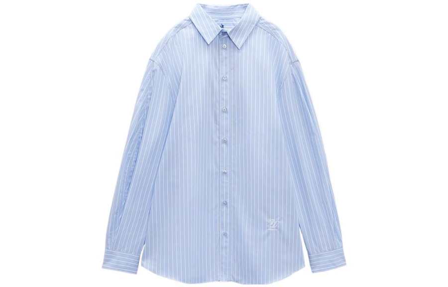 ADER ERROR ADER ERROR X ZARA Ader Error X Zara Shirts Unisex Blue Lapel Moderate Other