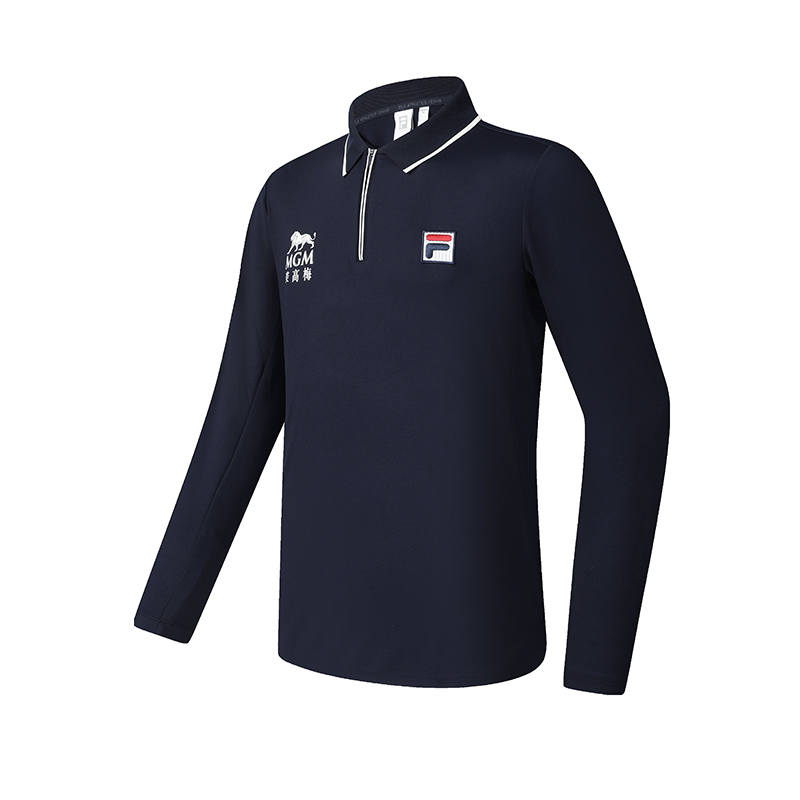 FILA Polo Shirt Men's Royal Blue NV