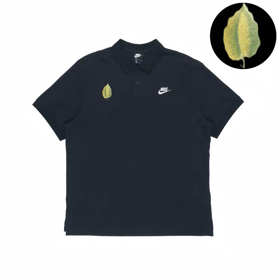 Nike Nike Polo Shirts Unisex Black Polo Collar Moderate Straight Fit