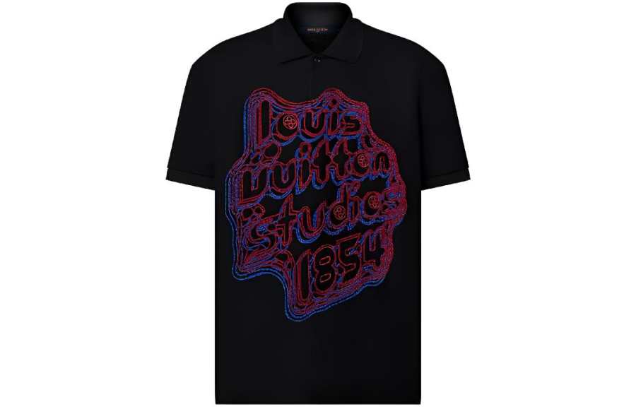 LOUIS VUITTON Embroidered Cotton Pique Polo