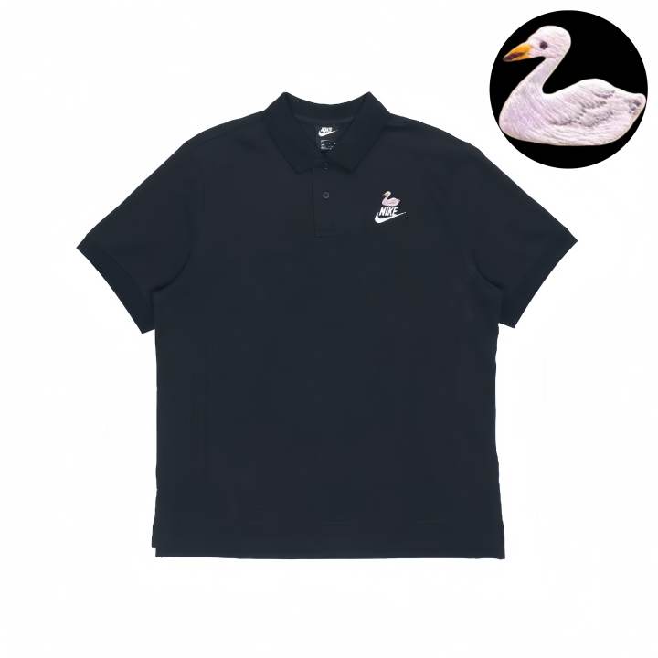 Nike Nike Polo Shirts Unisex Black Polo Collar Moderate