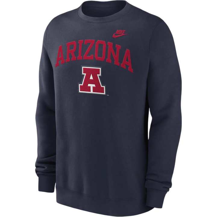 Nike Nike Arizona Wildcats Legacy Classic Arch Over Logo Men's Nike College Pullover Crew