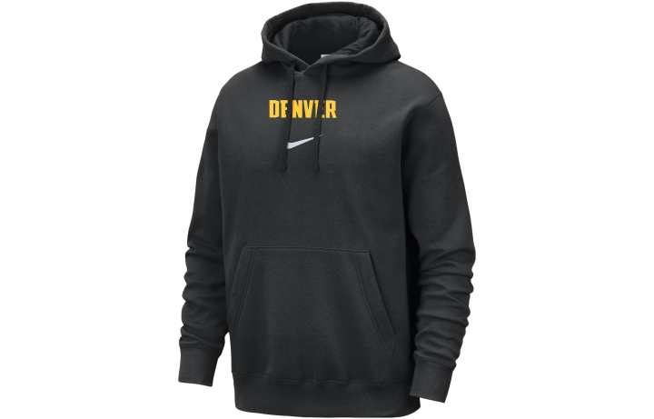 Nike Nike Denver Nuggets Club Fleece City Edition Sweatshirt City Edition, Denver Nuggets Men's Black