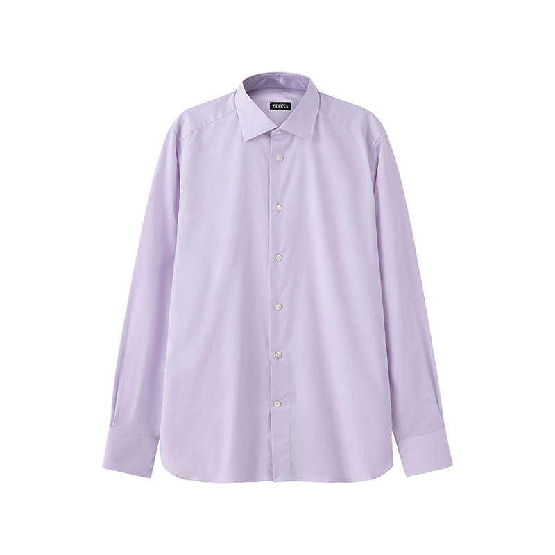 Ermenegildo Zegna Long Sleeved Shirt Box Men's Light Smoke Pink