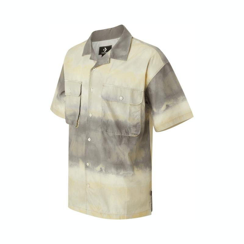 Converse Converse Shirt Men's Yellow Gray