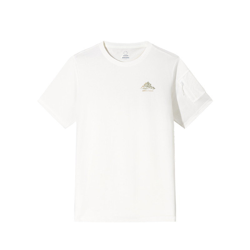 Anta Outdoor Collection T Shirt Men's Ivory White
