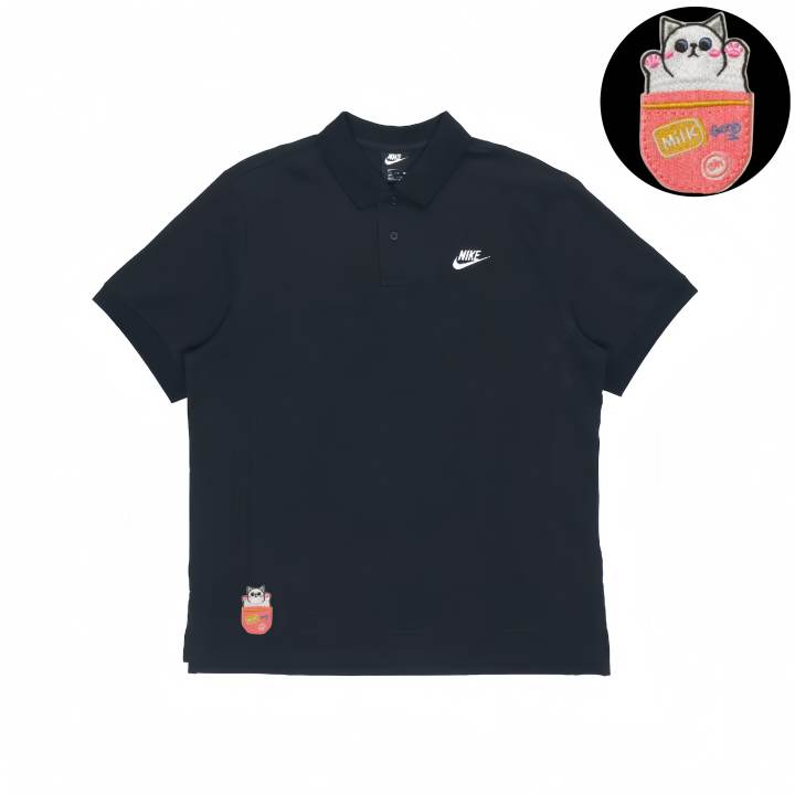 Nike Nike Polo Shirts Unisex Black Polo Collar Moderate Other
