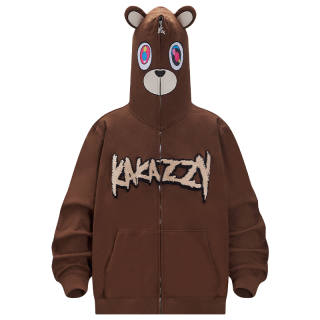 KAKAZZY Sweatshirt Unisex Brown