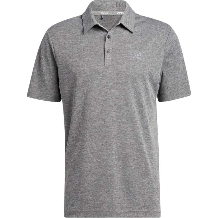 Adidas Adidas Polo Shirts Men's Gray Lapel Moderate