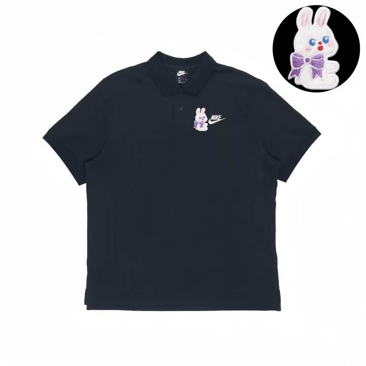 Nike Nike Polo Shirts Unisex Black Polo Collar Moderate