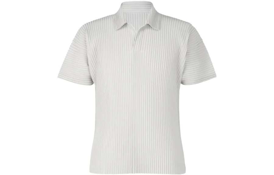 ISSEY MIYAKE Pleated Polo Shirt