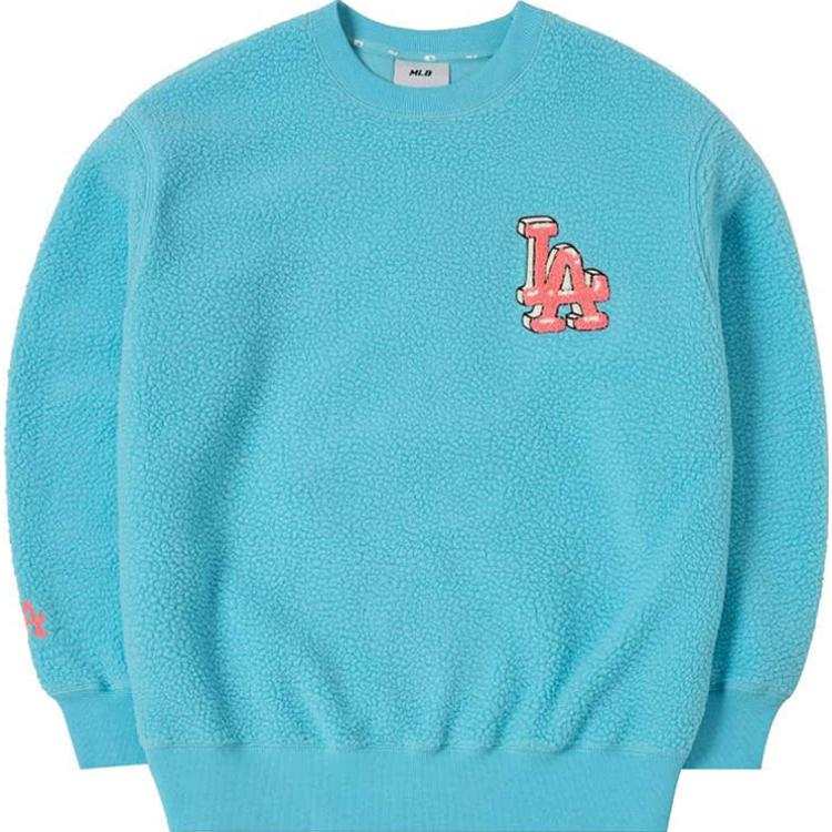 MLB MLB Los Angeles Dodgers Sweatshirts Unisex Blue Crew Neck Moderate Regular