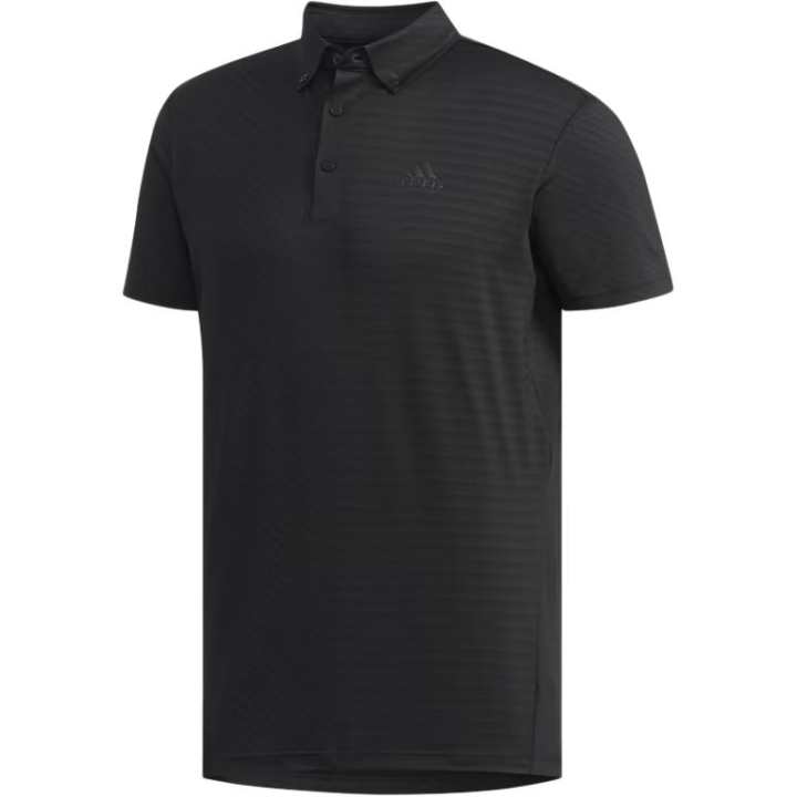 Adidas Adidas Polo Shirts Men's Black Polo Collar Moderate