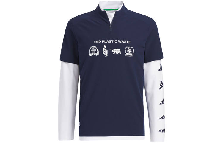 Adidas Adidas AEROREADY Polo Shirts Men's College Navy Polo Collar Moderate Straight Fit