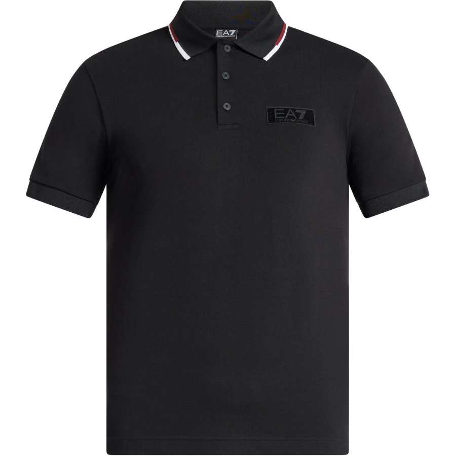 EMPORIO ARMANI Logo-appliqué Polo Shirt