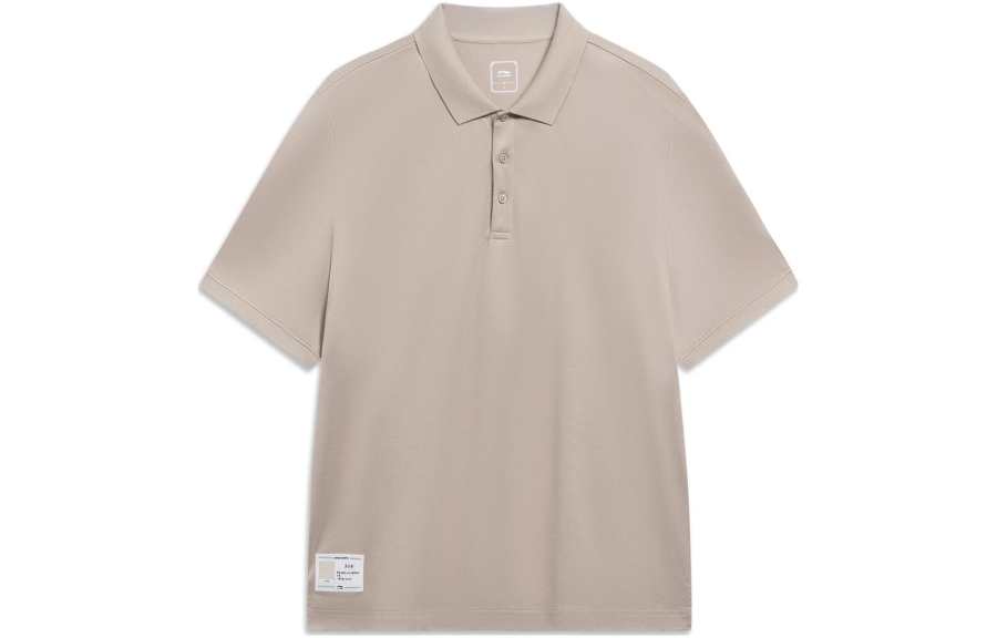 Li-Ning Li Ning Sports Life Collection Polo Shirt Men's Goat Gray
