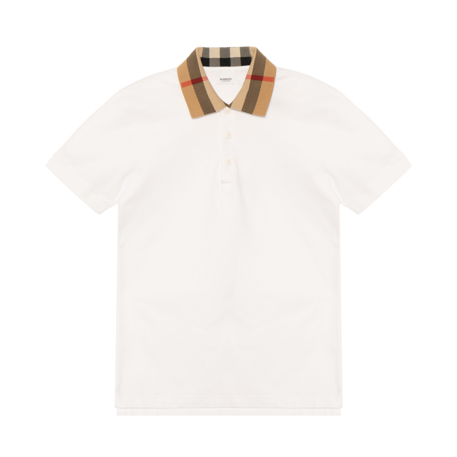 Burberry SS23 Polo Shirt Men's White
