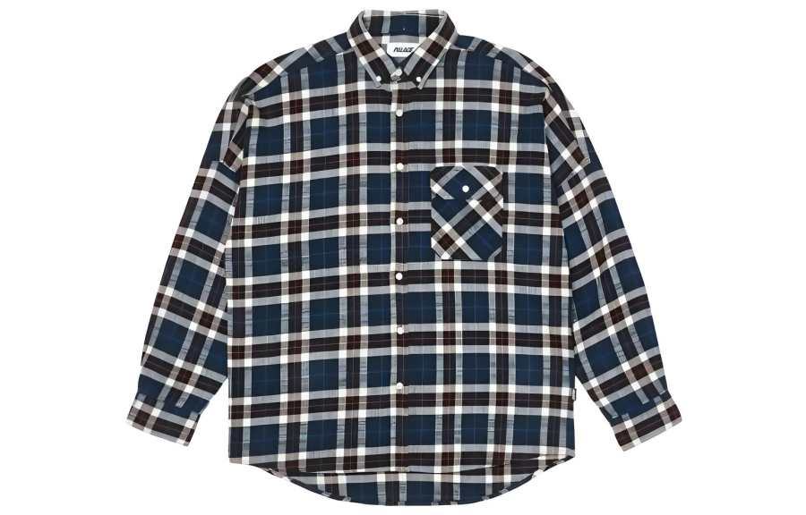 PALACE PALACE Flannel Drop Shoulder Shirt