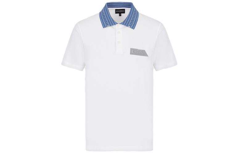 EMPORIO ARMANI Logo patch Polo Shirt