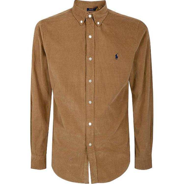 Polo Ralph Lauren Logo Embroidered Curved Hem Shirt