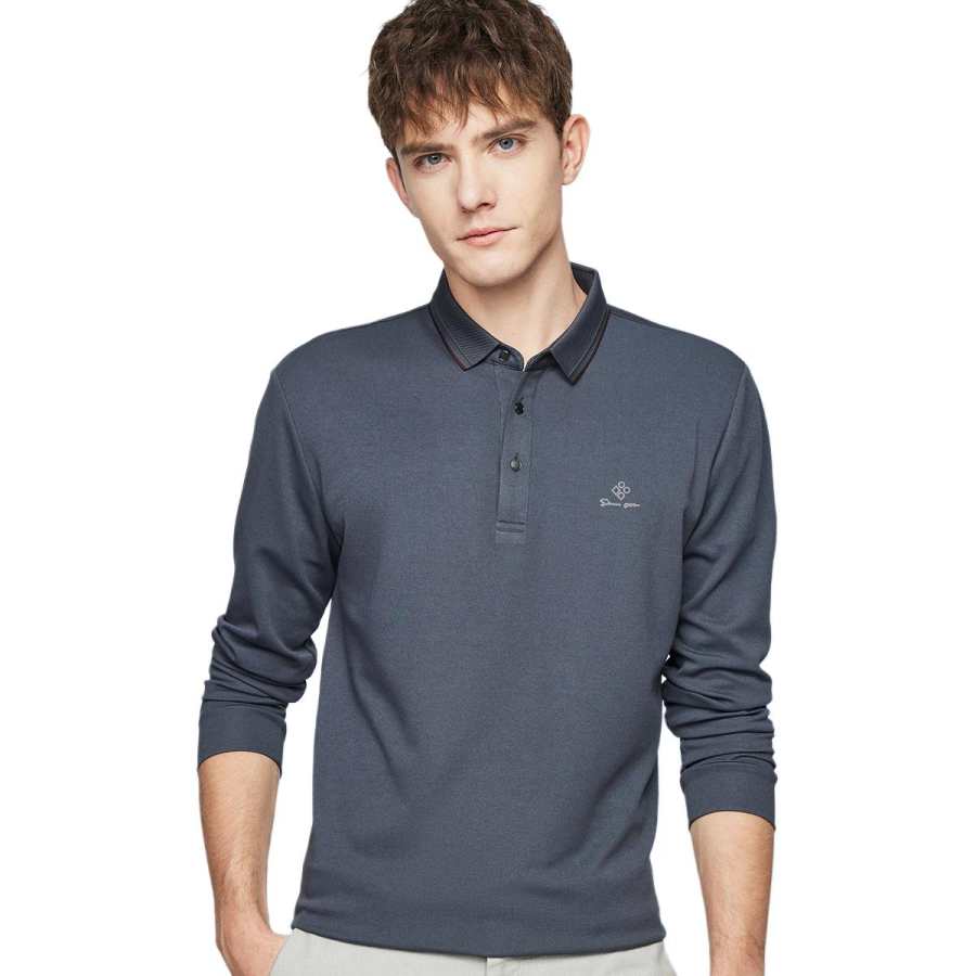 Hodo Polo Shirts Men's Polo Collar Thin Straight Fit