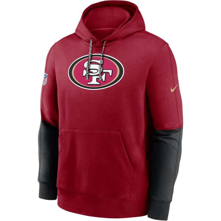 Nike Nike San Francisco 49ers Sideline Team Issue Club Men's Nike Nfl Pullover Hoodie