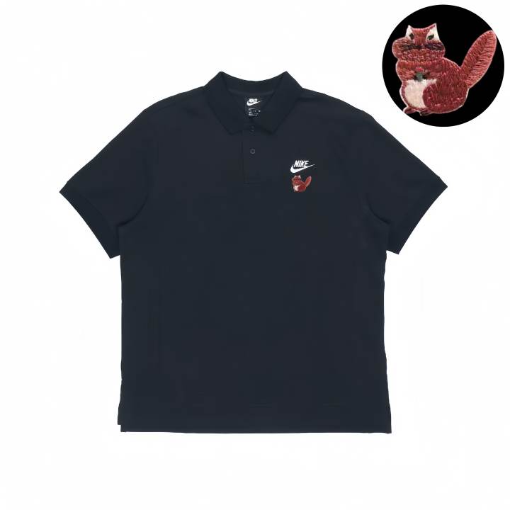 Nike Nike Polo Shirts Unisex Black Polo Collar Moderate