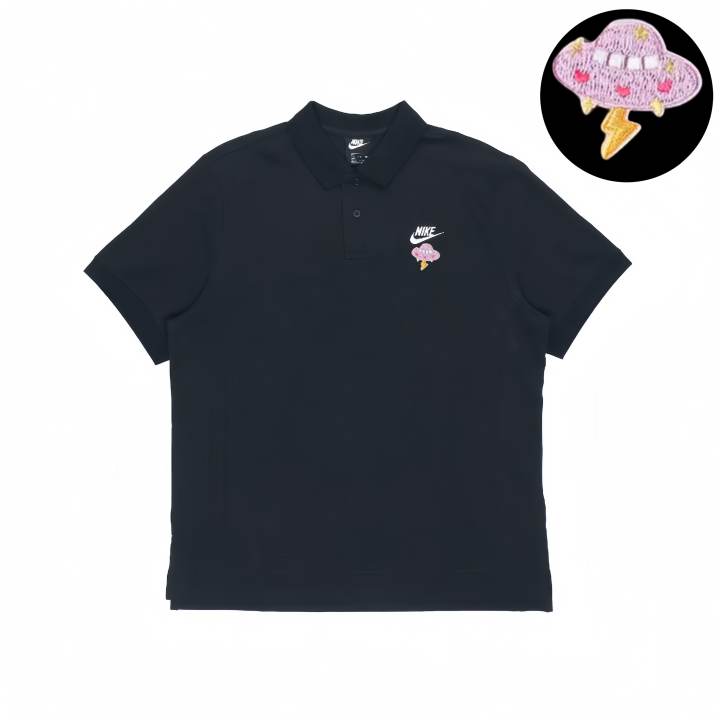 Nike Nike Polo Shirts Unisex Black Polo Collar Moderate