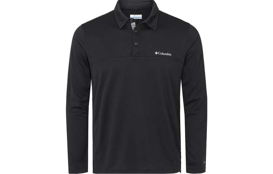 Columbia Polo Shirts Men's Black Thin