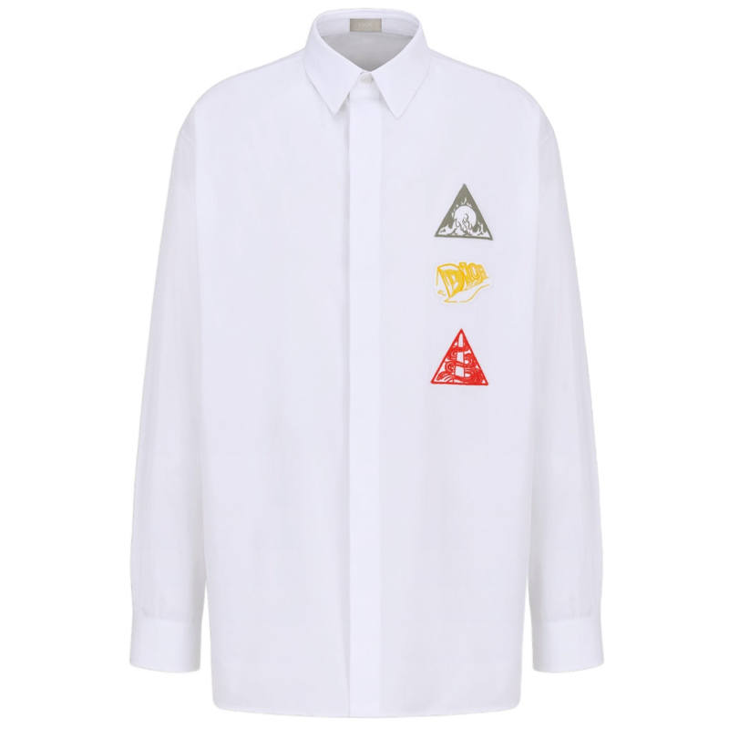 DIOR Homme Graphic Print Long Sleeved Shirt