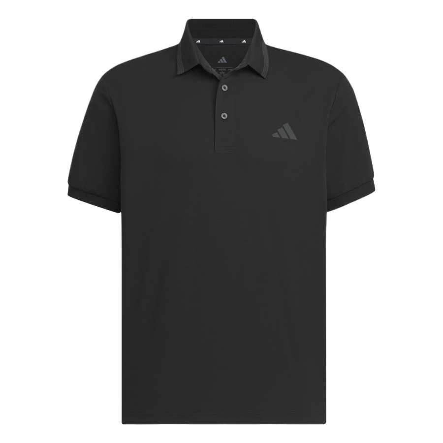 Adidas Adidas Polo Shirts Men's Black Polo Collar Moderate