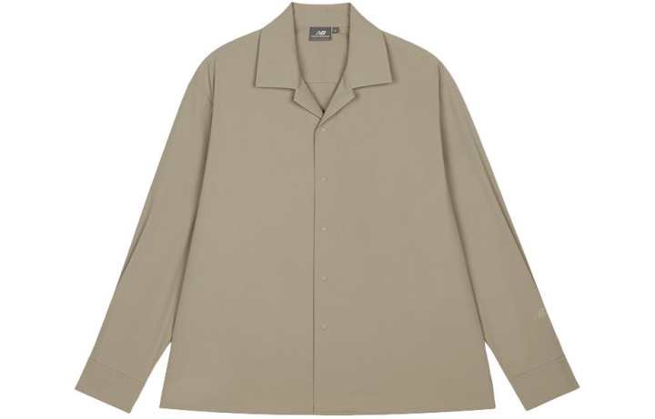 New Balance New Balance Shirts Unisex Khaki Square Collar Moderate Other