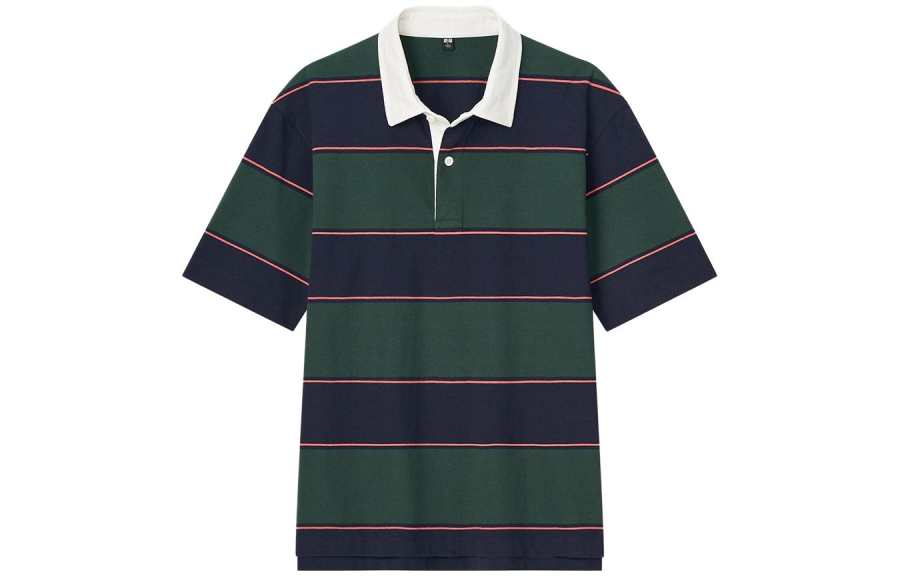 UNIQLO Polo Shirt Unisex Dark Green