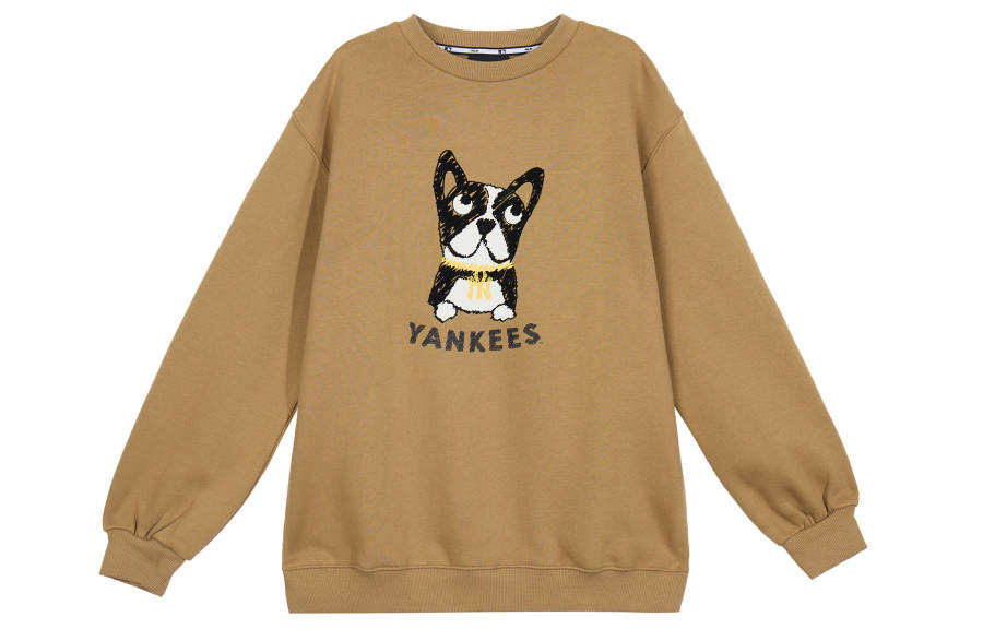 MLB MLB Sweatshirts Unisex Camel Crew Neck Thickened Regular
