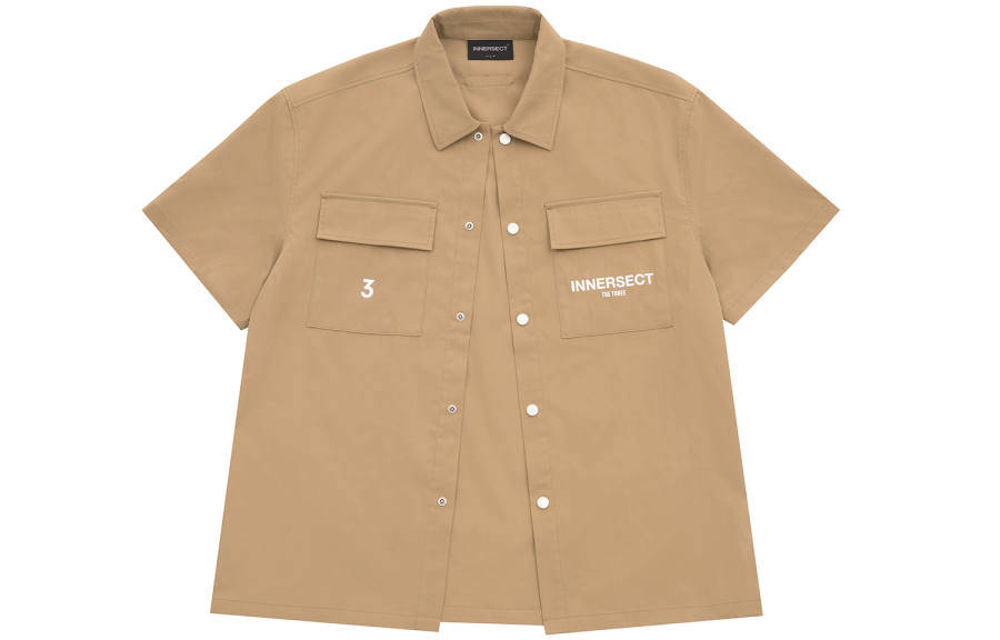 INNERSECT SS23 Shirts Unisex Pointed Collar Moderate Workwear