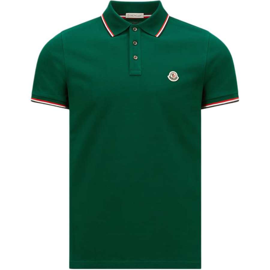 Moncler Moncler Logo Patch Short Sleeved Polo Shirt