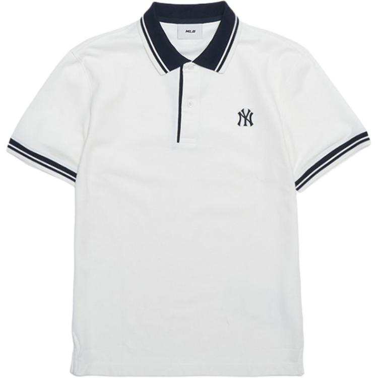 MLB New York Yankees Polo Shirt Unisex Ivory