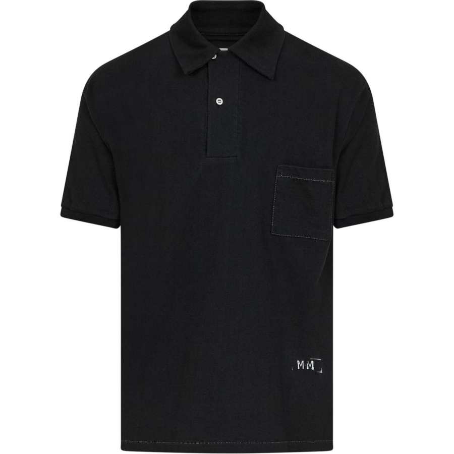 Maison Margiela logo-print polo shirt