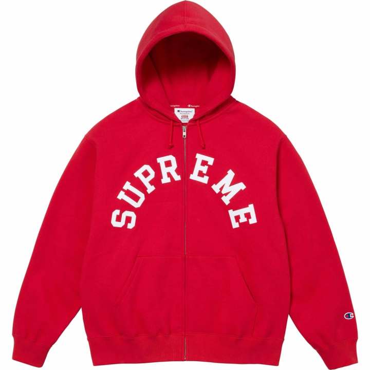 Supreme Supreme Champion Zip Up Hooded Sweatshirt
