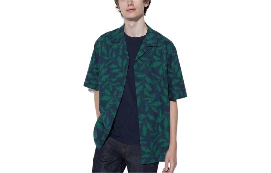 UNIQLO Shirts Unisex Cuban Collar Moderate Other