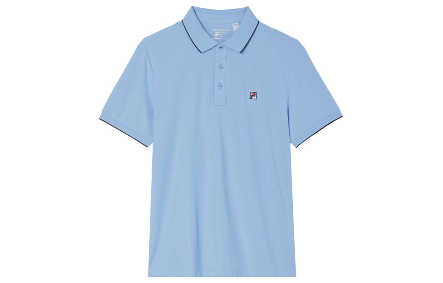 FILA Polo Shirt Men's Light Bright Blue