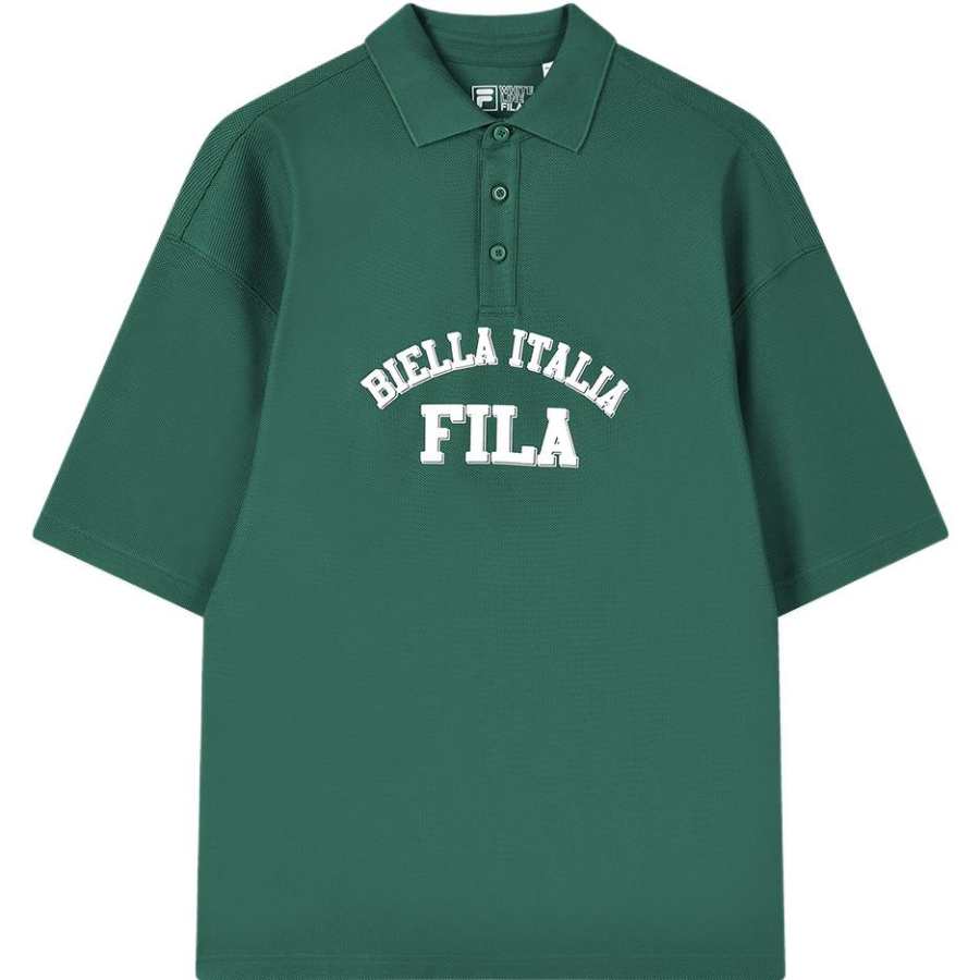 FILA Polo Shirt Unisex Chrysanthemum Quartz Green