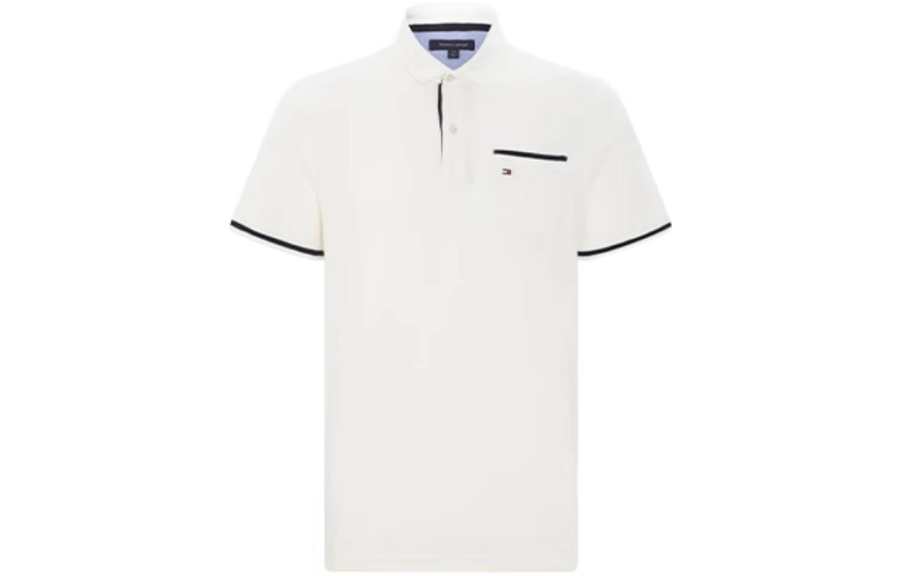Tommy Hilfiger Polo Shirts Men's Polo Collar Moderate Straight Fit