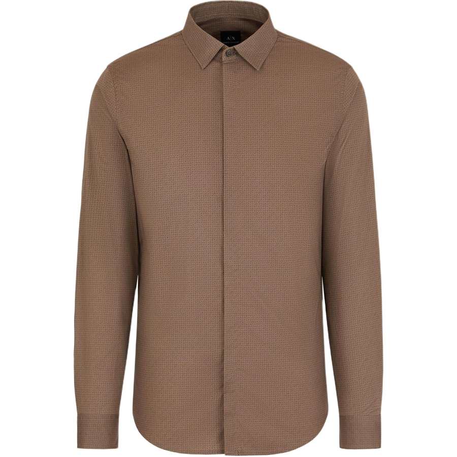 ARMANI EXCHANGE ARMANI EXCHANGEAE FW24 Shirt Men's Brown