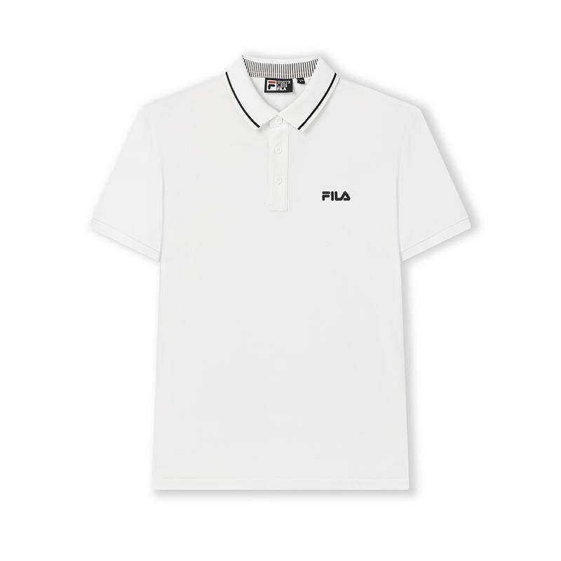 FILA Polo Shirt Men's Standard White