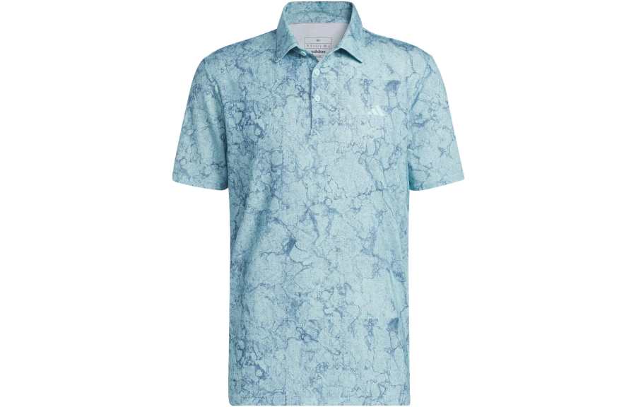 Adidas Adidas Ultimate365 Polo Shirts Men's Blue Polo Collar Moderate Straight Fit
